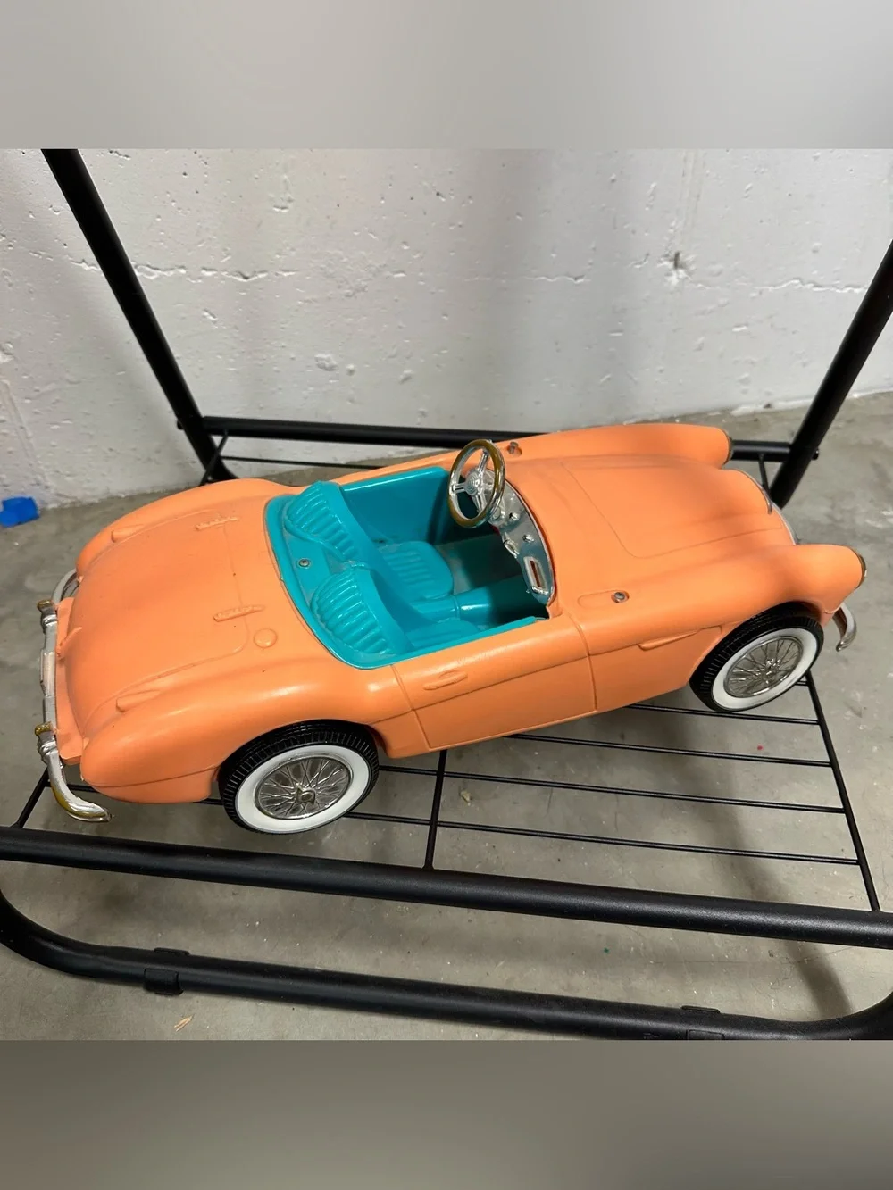 VTG 1962 Barbie Irwin Austin Healy Convertible Mattel No Windshield